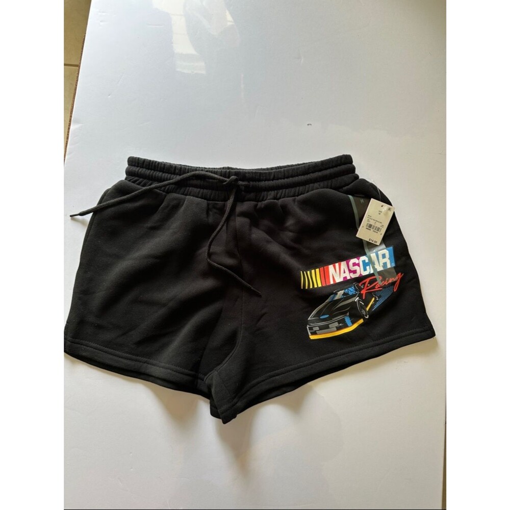 Nascar Black Women's Racing Graphic Athletic Shorts